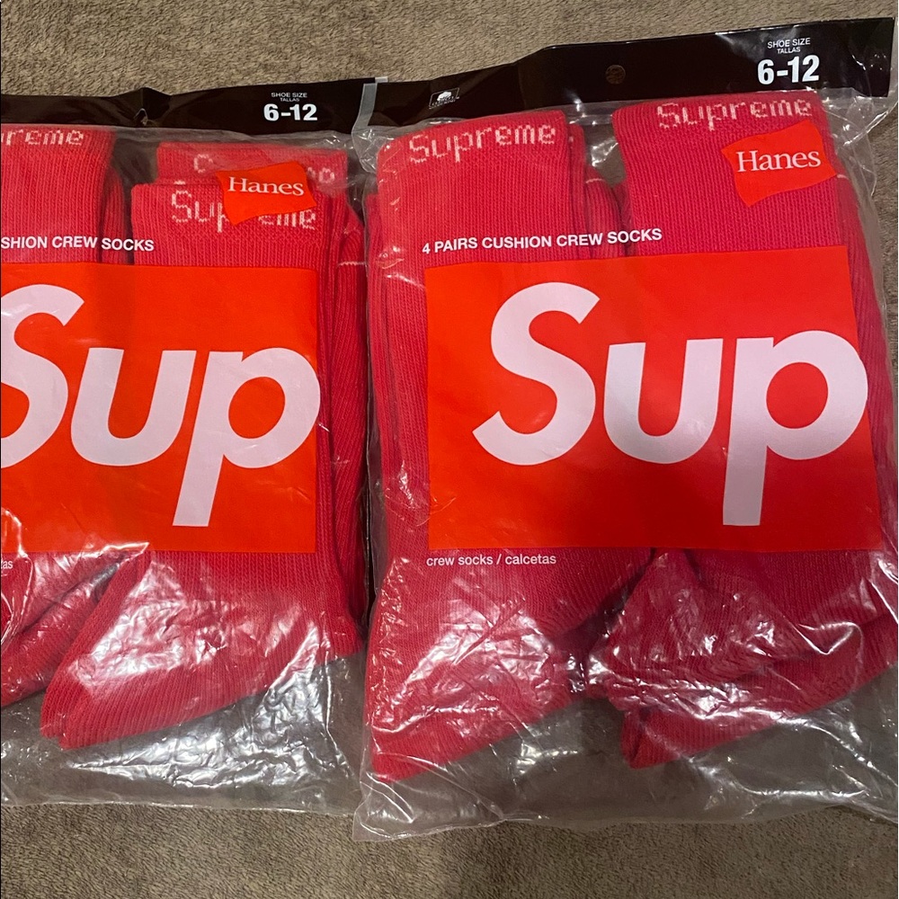 Supreme crew socks ONE PAIR